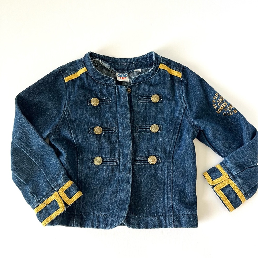Junk Food The Beatles Jean Jacket girls size 5T